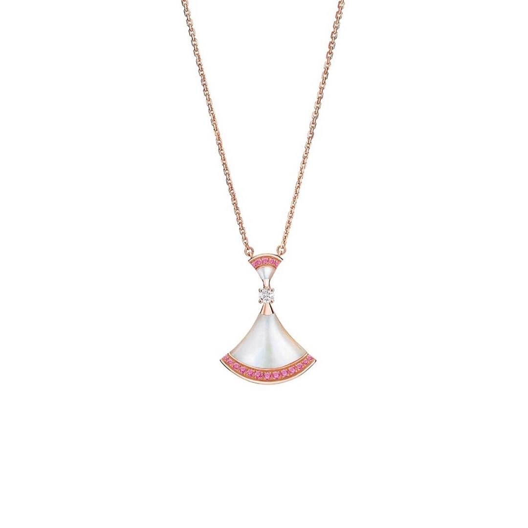 [CA]DREAM NECKLACE MOP PINK DIAMOND