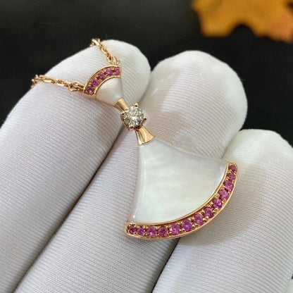 [CA]DREAM NECKLACE MOP PINK DIAMOND