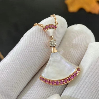 [CA]DREAM NECKLACE MOP PINK DIAMOND