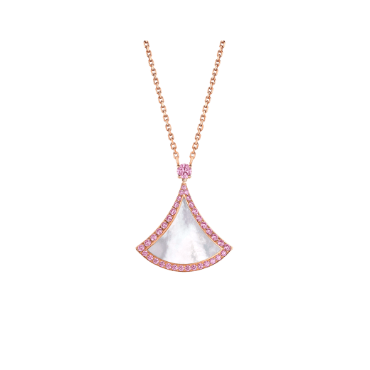 [CA]DREAM NECKLACE MOP DIAMOND PINK