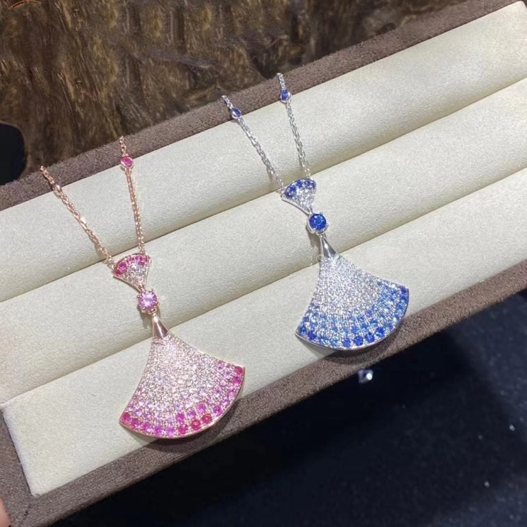 [CA]DREAM NECKLACE AGATE SILVER DIAMOND