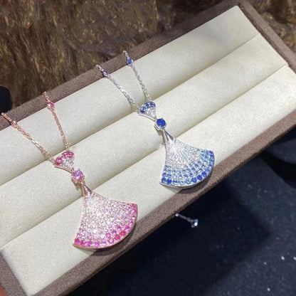 [CA]DREAM NECKLACE AGATE SILVER DIAMOND