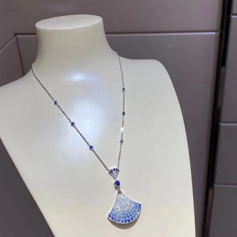 [CA]DREAM NECKLACE AGATE SILVER DIAMOND