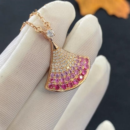 [CA]DREAM NECKLACE PINK GOLD PINK DIAMOND