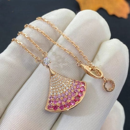 [CA]DREAM NECKLACE PINK GOLD PINK DIAMOND