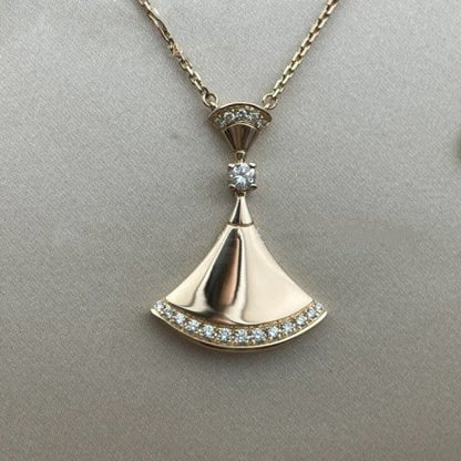 [CA]DREAM NECKLACE PINK GOLD DIAMOND