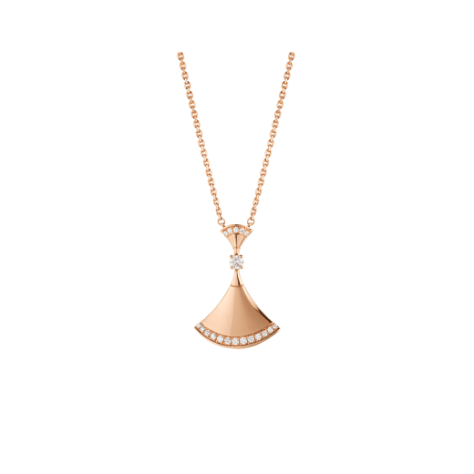 [CA]DREAM NECKLACE PINK GOLD DIAMOND