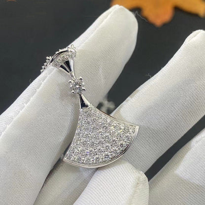 [CA]DREAM NECKLACE SILVER FULL DIAMOND