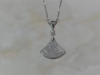 [CA]DREAM NECKLACE SILVER FULL DIAMOND