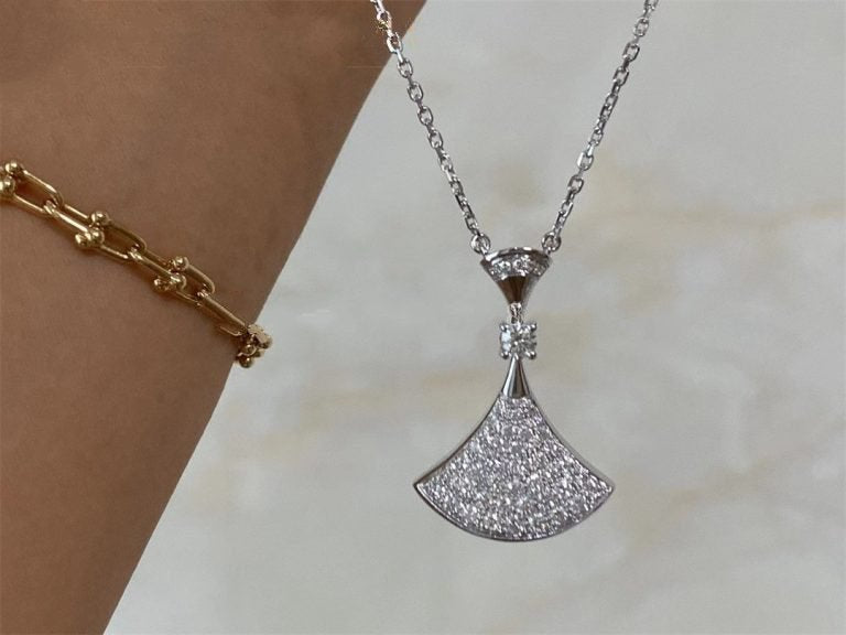 [CA]DREAM NECKLACE SILVER FULL DIAMOND