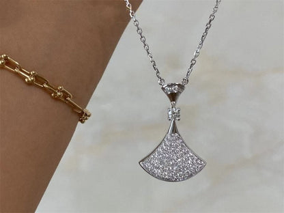 [CA]DREAM NECKLACE SILVER FULL DIAMOND