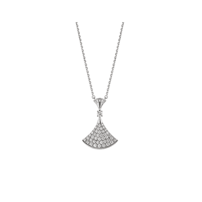 [CA]DREAM NECKLACE SILVER FULL DIAMOND