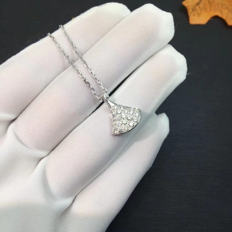 [CA]DREAM NECKLACE SILVER DIAMOND