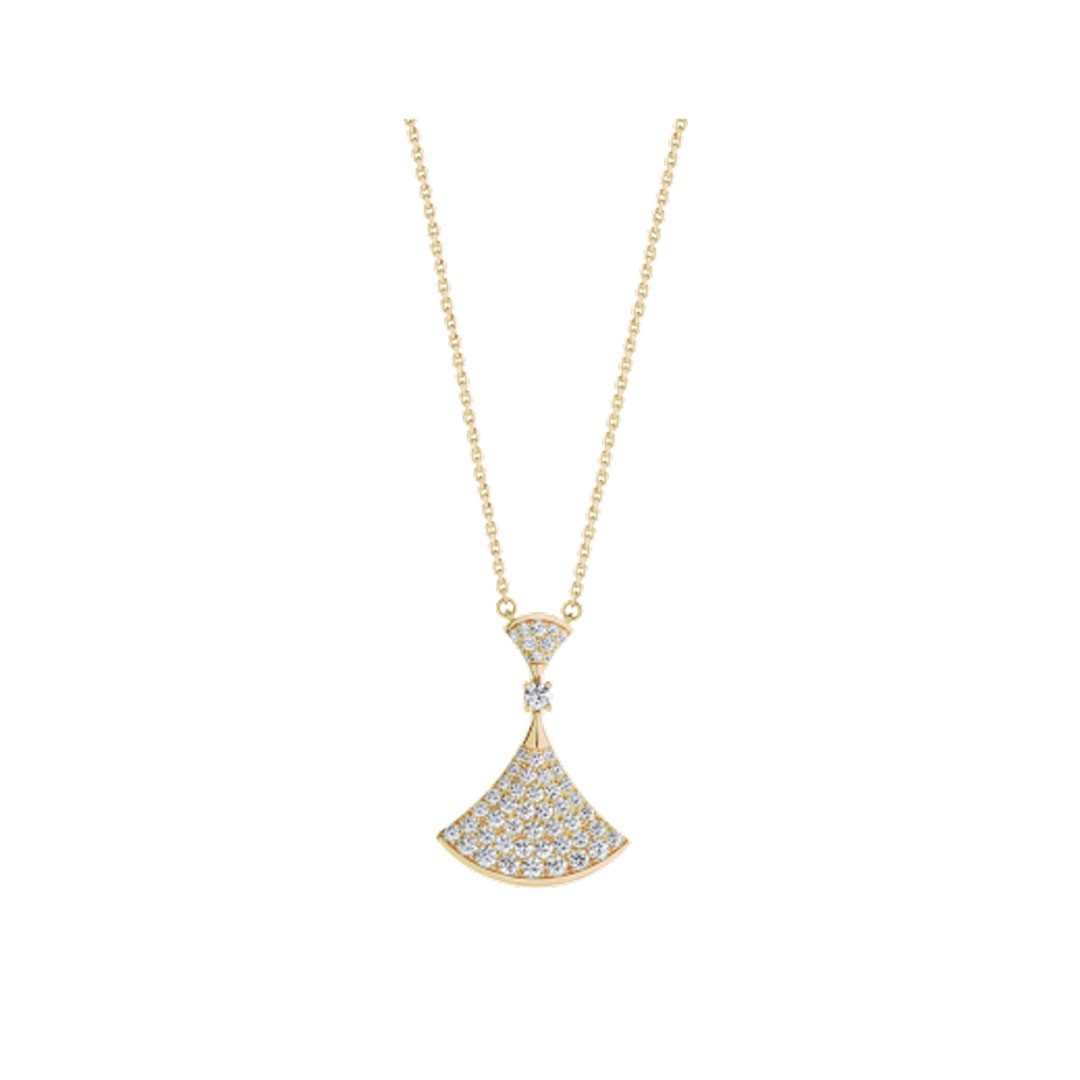 [CA]DREAM NECKLACE GOLD FULL DIAMOND