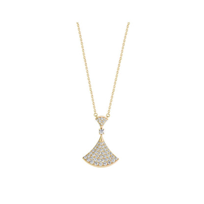 [CA]DREAM NECKLACE GOLD FULL DIAMOND