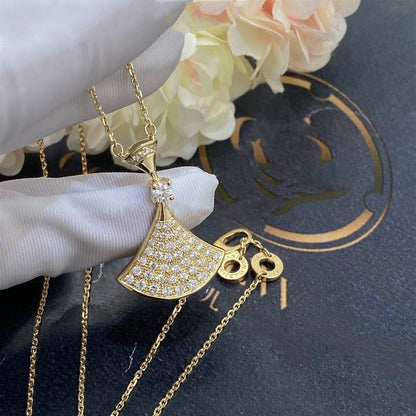 [CA]DREAM NECKLACE GOLD FULL DIAMOND