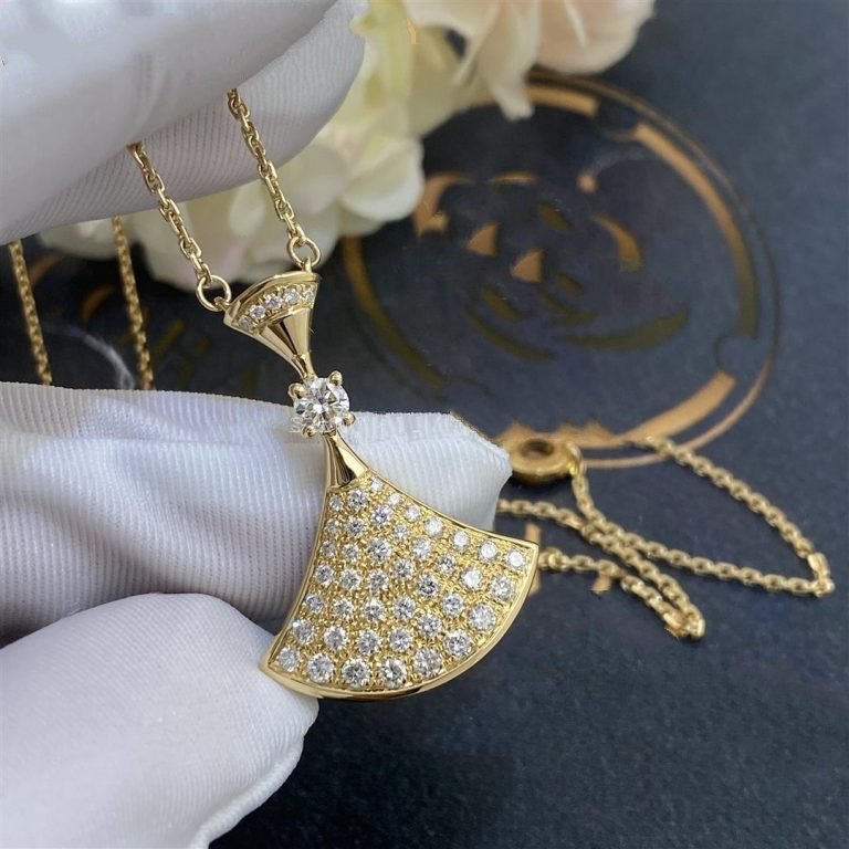 [CA]DREAM NECKLACE GOLD FULL DIAMOND