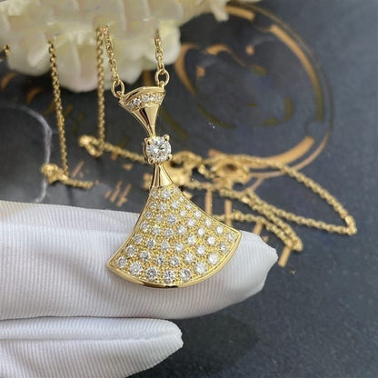 [CA]DREAM NECKLACE GOLD FULL DIAMOND