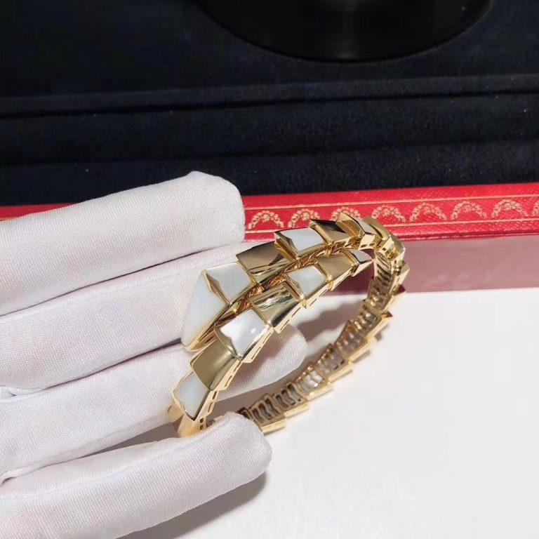 [CA]SERPENTI BRACELET MOP GOLD