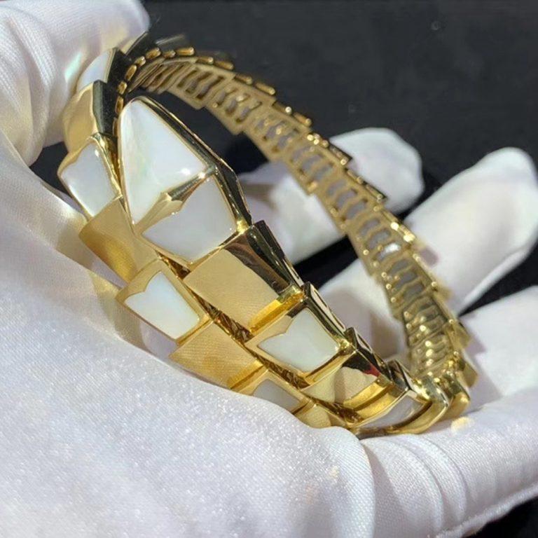 [CA]SERPENTI BRACELET MOP GOLD