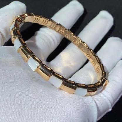 [CA]SERPENTI BRACELET PINK GOLD MOP