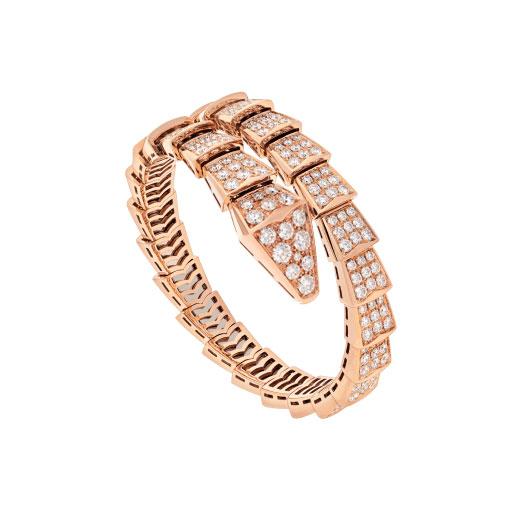 [CA]SERPENTI BRACELET 8MM PINK GOLD DIAMOND