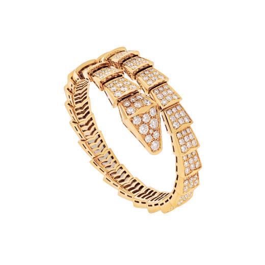 [CA]SERPENTI BRACELET 8MM GOLD DIAMOND