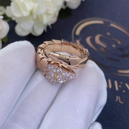 [CA]SERPENTI RING PINK GOLD DIAMOND