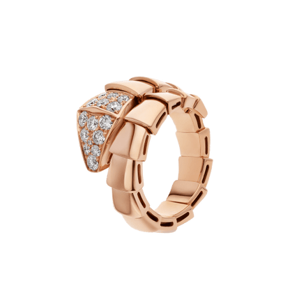 [CA]SERPENTI RING PINK GOLD DIAMOND