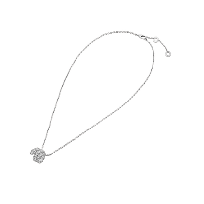 [CA]SERPENTI  NECKLACE DOUBLE RING DIAMOND