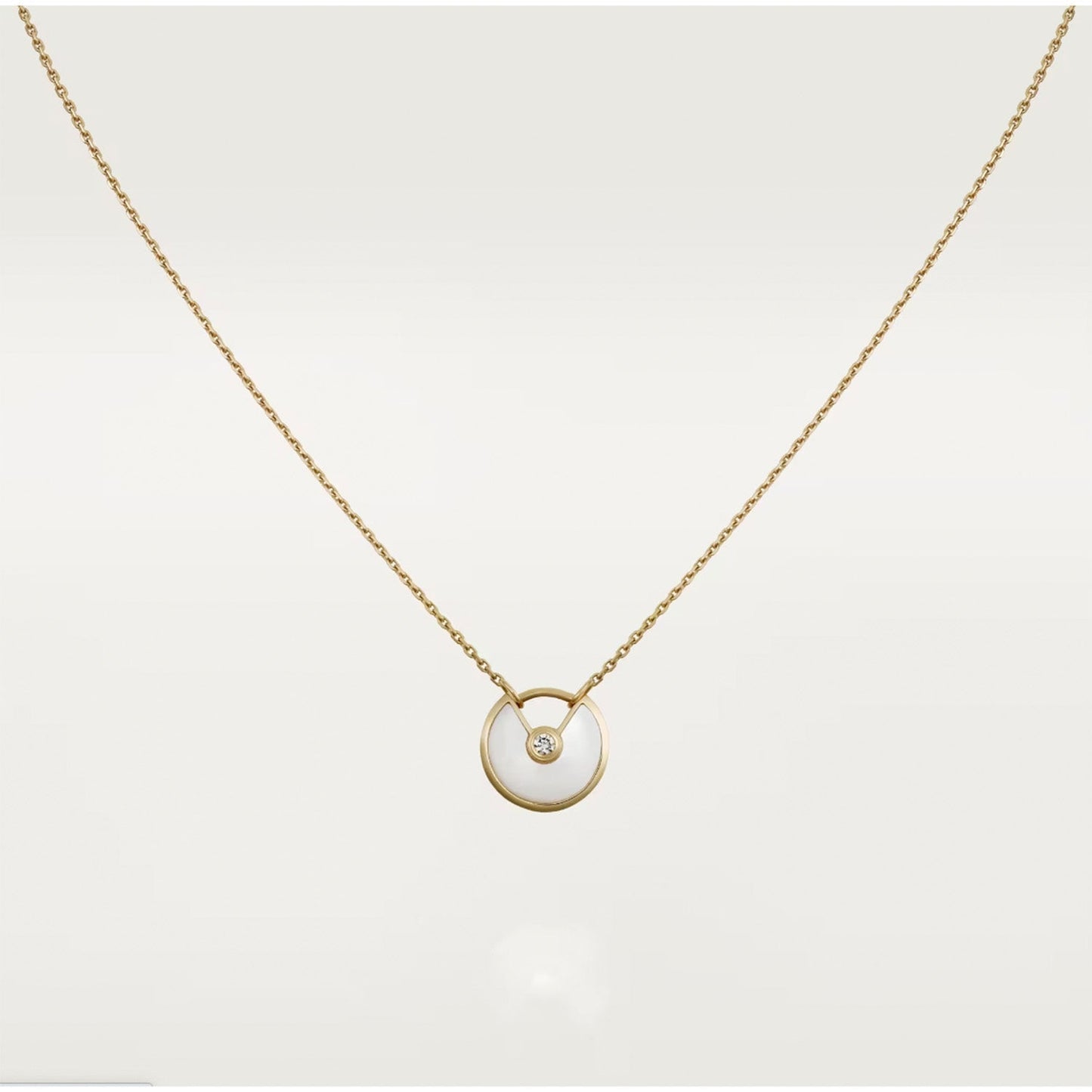 [CA]AMULETTE ROSE GOLD MOP NECKLACE