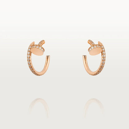 [CA]JUSTE EARRINGS 12.75MM PINK GOLD DIAMOND