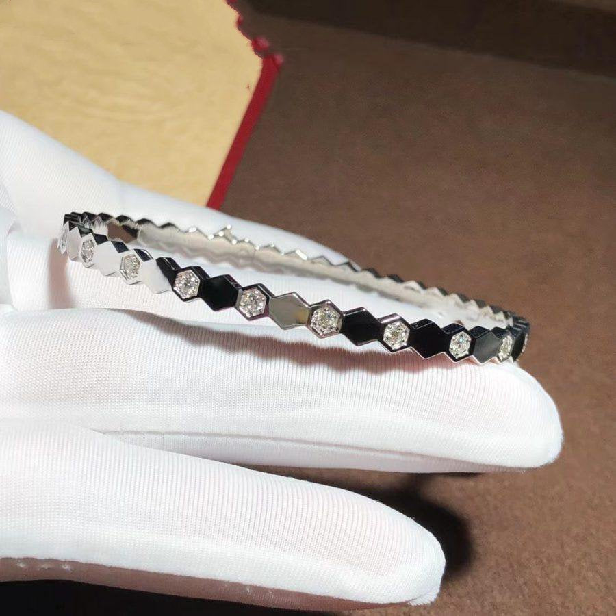 [CA]BEE LOVE SILVER DIAMOND BRACELET