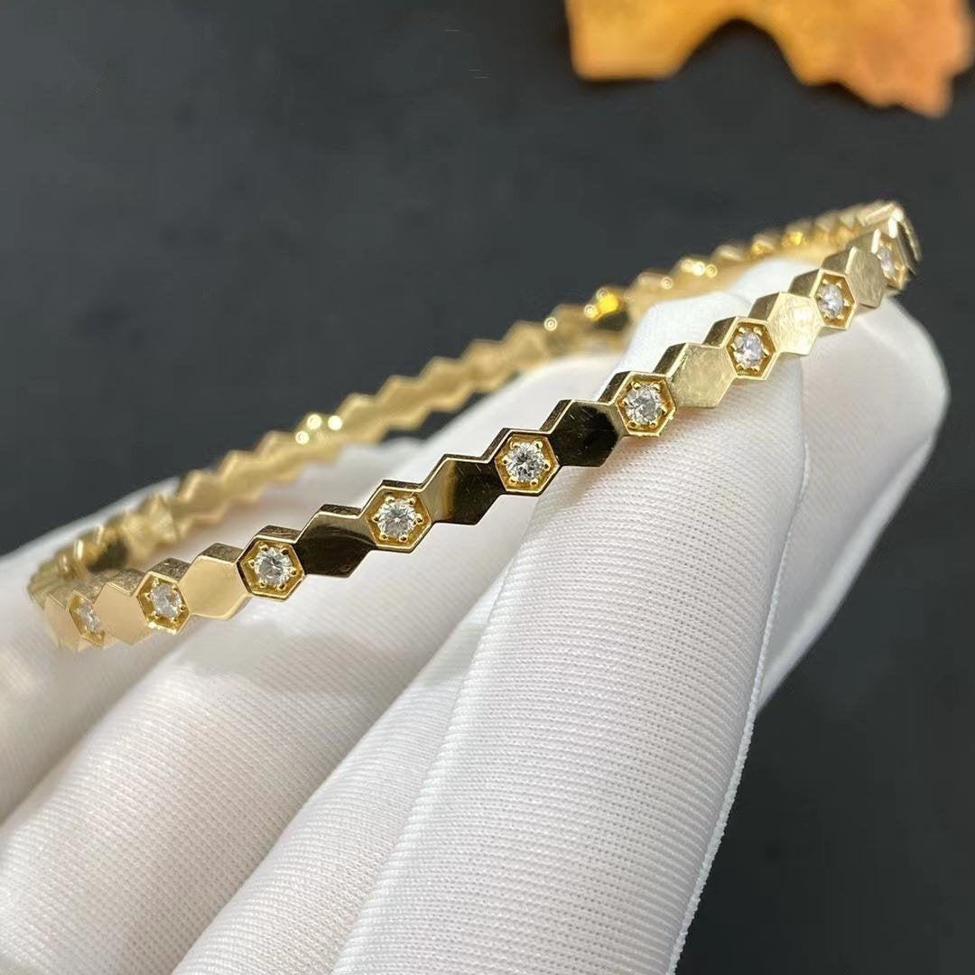 [CA]BEE LOVE GOLD DIAMOND BRACELET