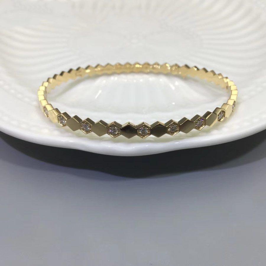 [CA]BEE LOVE GOLD DIAMOND BRACELET