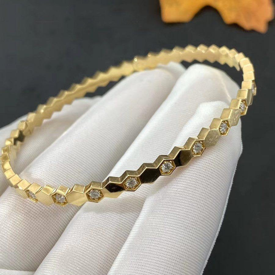 [CA]BEE LOVE GOLD DIAMOND BRACELET