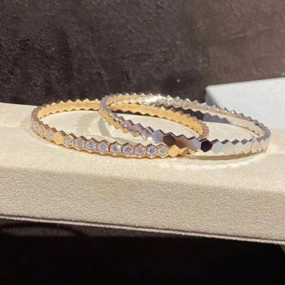 [CA]BEE LOVE GOLD BRACELET FULL DIAMOND