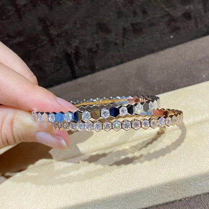 [CA]BEE LOVE GOLD BRACELET FULL DIAMOND