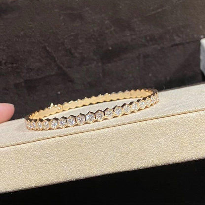 [CA]BEE LOVE GOLD BRACELET FULL DIAMOND