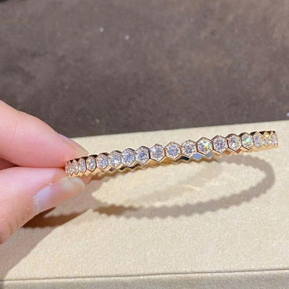 [CA]BEE LOVE GOLD BRACELET FULL DIAMOND