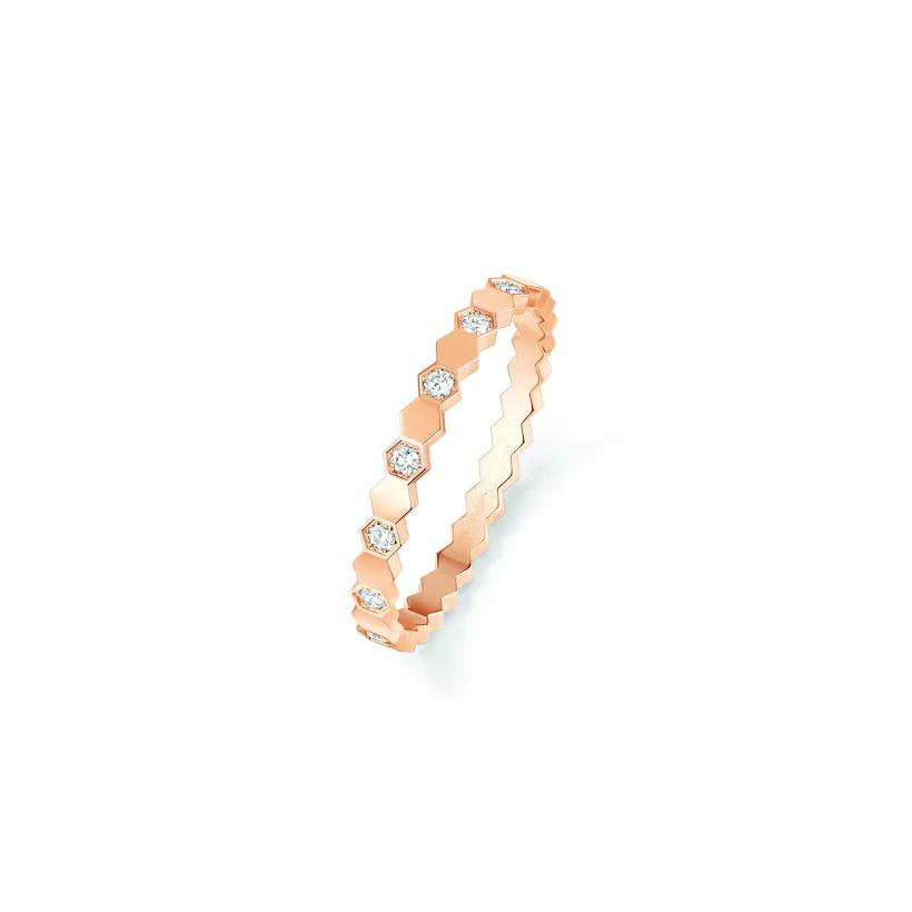 [CA]BEE LOVE RING PINK GOLD DIAMOND