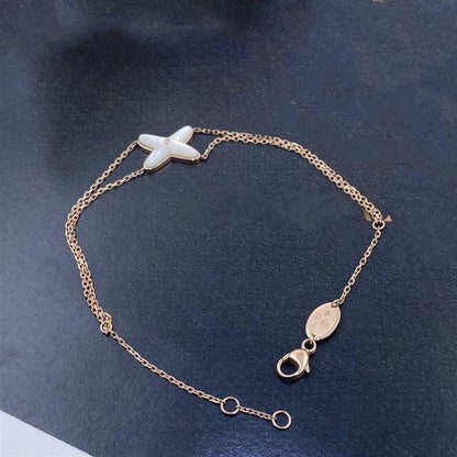 [CA]JEUX BRACELET WHITE MOP PINK GOLD 1 DIAMOND