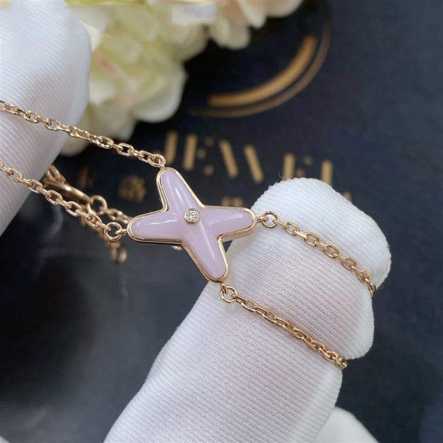 [CA]JEUX BRACELET PINK MOP PINK GOLD 1 DIAMOND