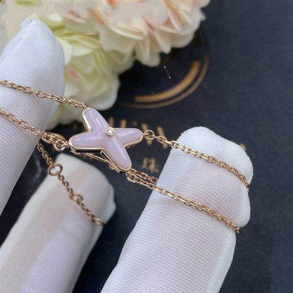 [CA]JEUX BRACELET PINK MOP PINK GOLD 1 DIAMOND