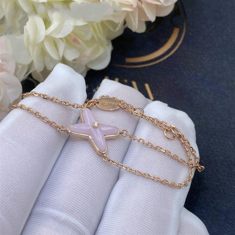 [CA]JEUX BRACELET PINK MOP PINK GOLD 1 DIAMOND