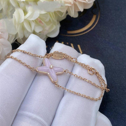 [CA]JEUX BRACELET PINK MOP PINK GOLD 1 DIAMOND