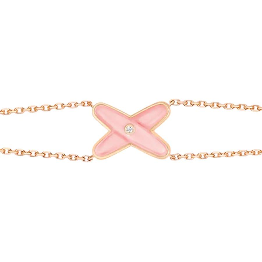 [CA]JEUX BRACELET PINK MOP PINK GOLD 1 DIAMOND