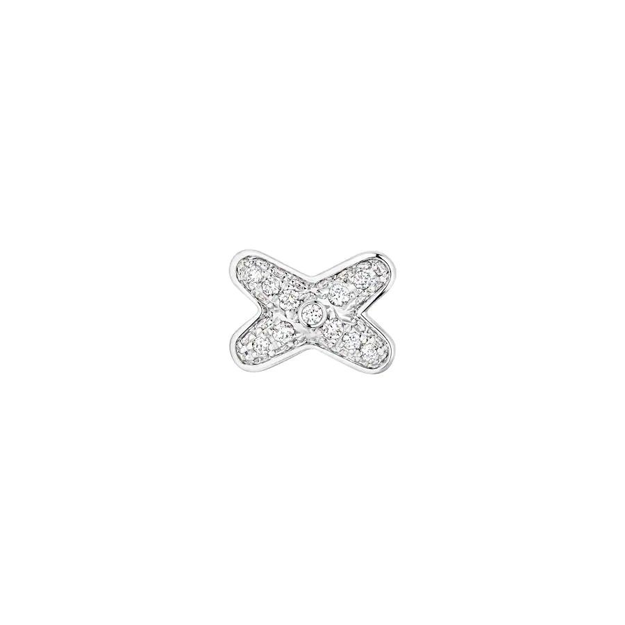 [CA]JEUX DE SILVER DIAMOND EARRINGS