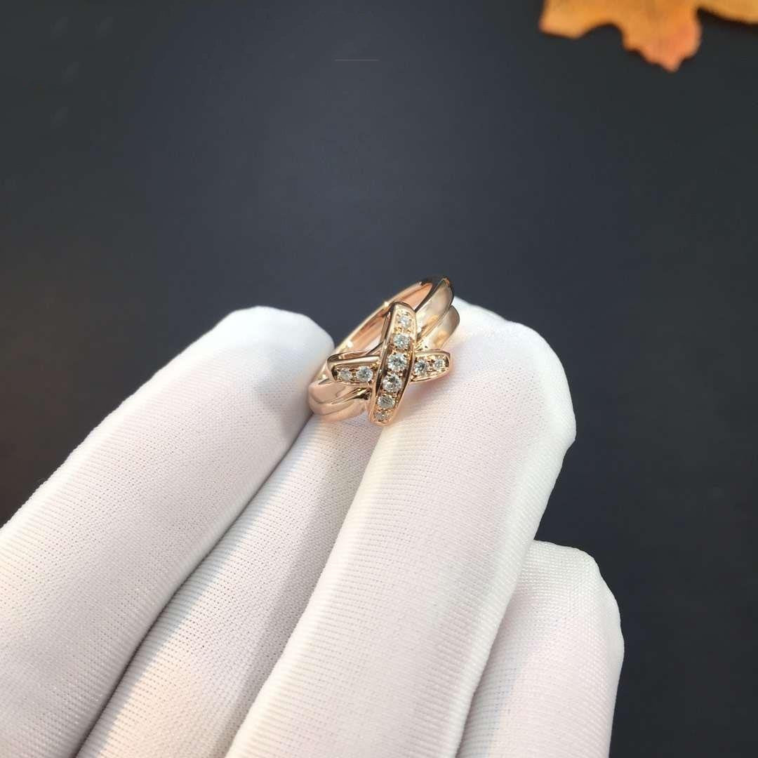 [CA]JEUX DE PINK GOLD DIAMOND RING