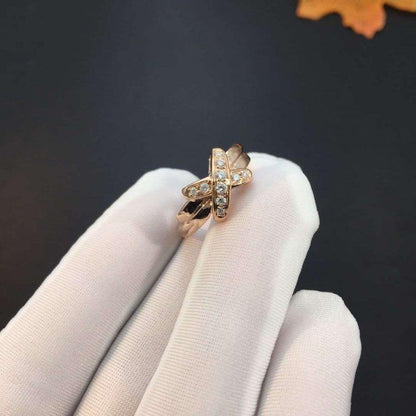 [CA]JEUX DE PINK GOLD DIAMOND RING